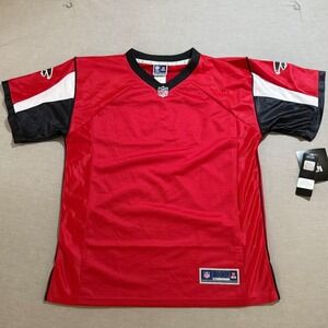 NFL Pro Line Atlanta Falcons Youth XL Football‎ Jersey Red Black Short Sleeve